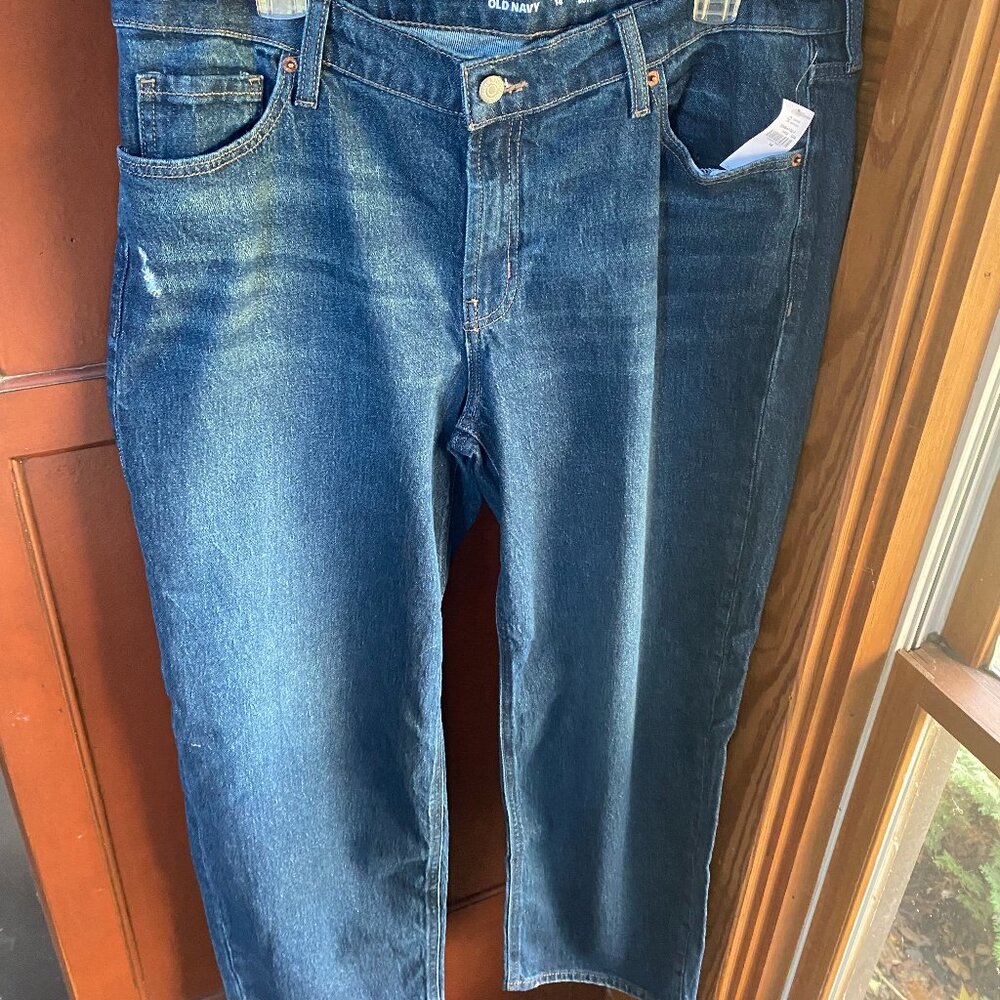 Size 14 Womens Boyfriend Loose Fit Jeans-NWT